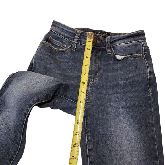 Judy Blue Skinny Fit Jeans Womens Size 1/25 Distressed - Picture 6 of 10